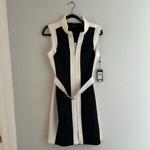 Tommy Hilfiger size 10 black and white dress